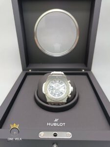 Hubolt Big Bang Unico 4mm Titanium White Skeleton Dial Ref.441.NE.2010.RW-2