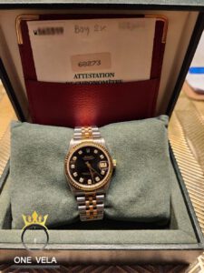 Rolex Datejust 31mm Black Dial 68273-2