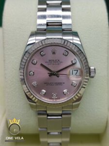 Rolex Datejust 31mm Pink Diamond Dial Oyster Bracelet 178274