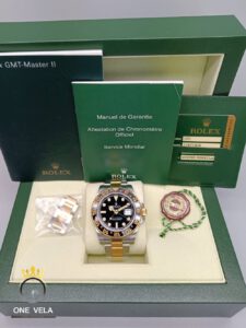 Rolex GMT-Master II 40mm Two Tone Black Dial Ref.116713LN-2