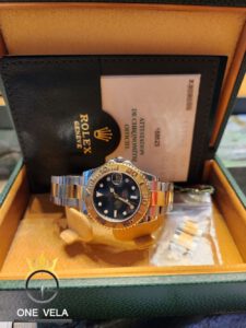 Rolex Yacht-Master 35mm Blue Dial 168623-2