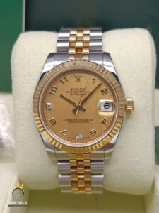 Rolex Datejust 31mm Two-Tone 18k Yellow Gold & Oystersteel Champagne Dial Ref.178273