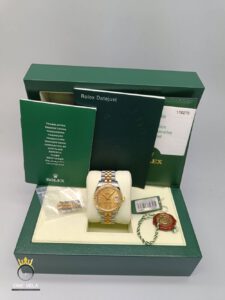 Rolex Datejust 31mm Two-Tone 18k Yellow Gold & Oystersteel Champagne Dial Ref.178273-3