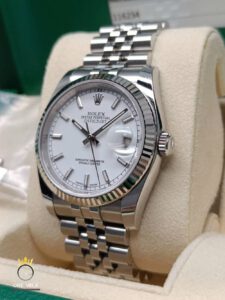 Rolex Datejust 36mm White Dial Jubilee Bracelet Ref.116234-2