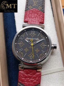Louis Vuitton Tambour Monogram 28 Ref.QBBB97