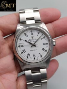Rolex Air King Stainless Steel 34mm White Dial Ref.14000M