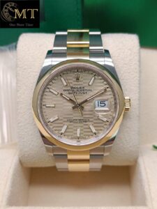 Rolex Datejust 36mm Golden Fluted Motif Dial Ref.126203
