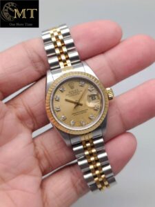 Rolex Datejust 26mm 2Tone Champagne Dial Ref.69173