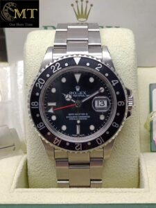 Rolex GMT-Master II 40mm Black Dial Black Bezel Ref.16710