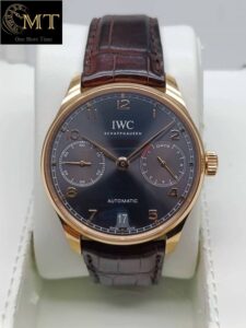 IWC Portuguese Automatic Rose Gold Automatic Grey Dial Ref.IW500702