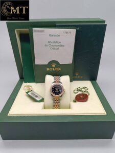 Rolex-Lady-Datejust-26mm-Black-Dial-Everose-Rolesor-Ref.179171-3