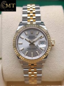 Rolex Lady-Datejust 28mm Silver Dial Gold & Steel Ref.279173