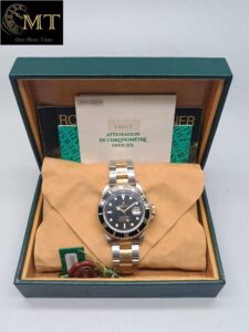 Rolex-Submariner-Date-Yellow-Gold-18k-Oystersteel-Black-Dial-Ref.16613-3