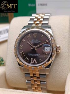 Rolex-Datejust-31mm-18k-Everose-Gold-Oystersteel-Chocolate-Brown-Dial-Ref.178341-2