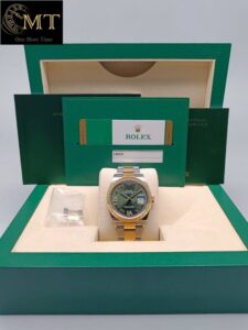 Rolex-Datejust-36m-2Tone-Olive-Green-Dial-Ref.126233-3