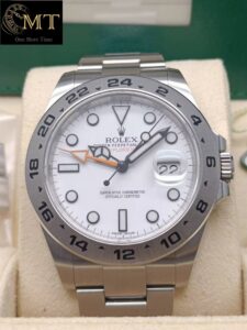 Rolex Explorer II 42mm Oystersteel White Dial Ref.216570