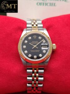Rolex Lady-Datejust 26mm Black Diamond Dial Ref.79173