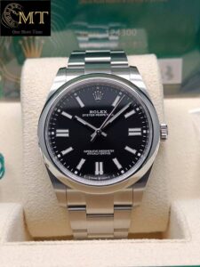 Rolex Oyster Perpetual 41mm Oystersteel Black Dial Ref.124300
