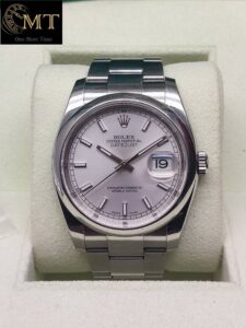 Rolex Datejust 36mm Oystersteel Silver Dial Ref.116200