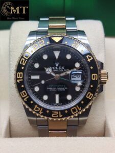 Rolex GMT-Master II Two Tone Black Dial Ref.116713LN