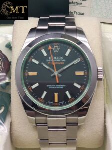 Rolex Milgauss Stainless Steel Men's Watch Ref.116400GV