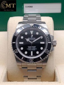 Rolex Submariner No Date 40mm Black Dial Men's Watch Ref.114060
