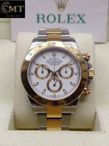 Rolex Cosmograph Daytona Oystersteel & Yellow Gold 18k White Dial Ref.116523