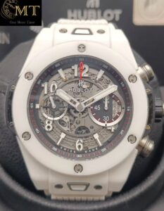 Hublot Big Bang UNICO White Ceramic 45mm Chronograph Ref.411.hx.1170.rx