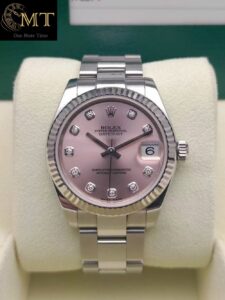Rolex Datejust 31mm Pink Diamond Oyster Bracelet Ref.178274