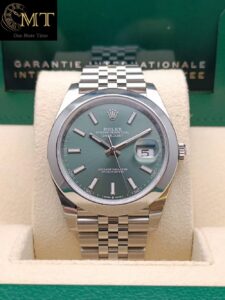 Rolex Datejust 41mm Oystersteel Jubilee Bracelet Dark Rhodium Grey Dial Ref.126300