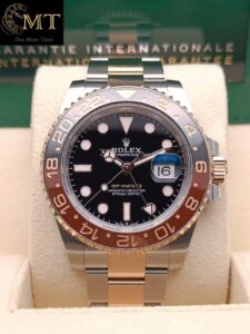 Rolex GMT-Master II Root Beer Rose Gold & Steel Men's Watch Ref.126711CHNR