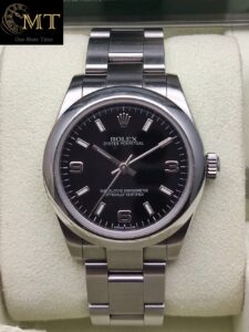 Rolex Oyster Perpetual 31mm Oystersteel Black Dial Ref.177200