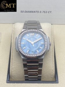Patek Philippe Nautilus Stainless Steel & Diamond Blue MOP Ref.7008/1A-001
