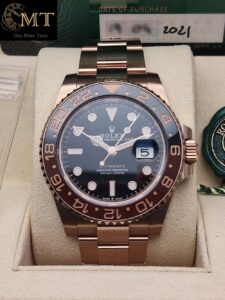 Rolex GMT-Master II Root Beer Rose Gold Ref.126715CHNR