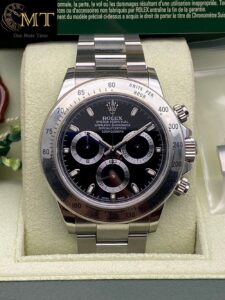 Rolex Cosmograph Daytona Steel Bezel Black Dial Ref.116520