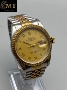 Rolex-Datejust-36mm-Steel-Gold-Champagne-Roman-Numeral-Dial-Ref.16233-2