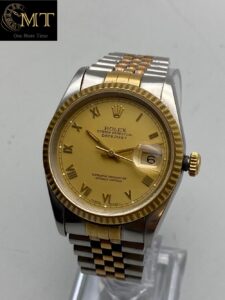 Rolex-Datejust-36mm-Steel-Gold-Champagne-Roman-Numeral-Dial-Ref.16233-3