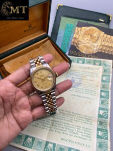 Rolex-Datejust-36mm-Steel-Gold-Champagne-Roman-Numeral-Dial-Ref.16233-5