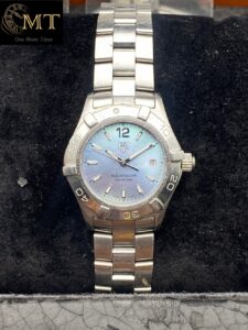 Tag Heuer Aquaracer Blue Mother of Pearl Women's Watch Ref.WAF1417.BA0823