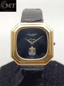 Patek Philippe Saddam Hussein Iraq 18k Gold Manual Wind Mens Watch Rare Item