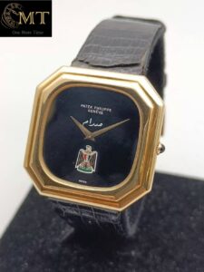 Patek Philippe Saddam Hussein Iraq 18k Gold Manual Wind Mens Watch Rare Item-2
