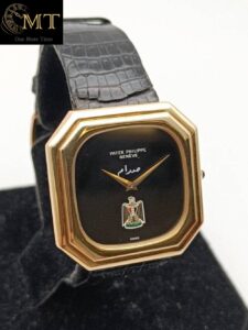 Patek Philippe Saddam Hussein Iraq 18k Gold Manual Wind Mens Watch Rare Item-3
