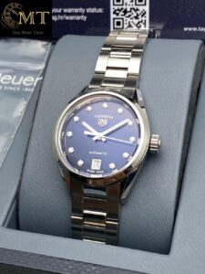 TAG Heuer Carrera Date Automatic 29 mm Steel Blue Diamond Dial Ref.WBN2413.BA0621-2