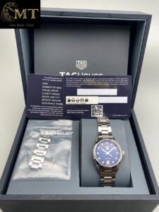 TAG Heuer Carrera Date Automatic 29 mm Steel Blue Diamond Dial Ref.WBN2413.BA0621-4