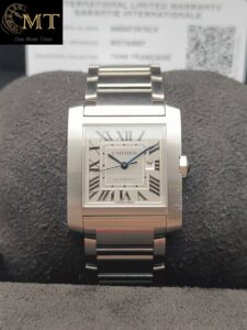 Cartier Tank Française LM Silver Dial Ref.WSTA0067