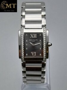 Patek Philippe Twenty~4 Steel Grey Dial Diamonds Ref.4910-10A-010