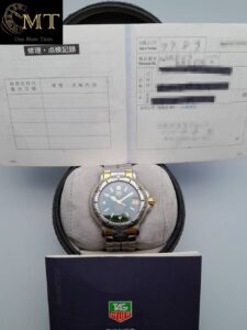 TAG Heuer 6000 Chronometer Automatic Green Dial Ref.WH5153-K1-2