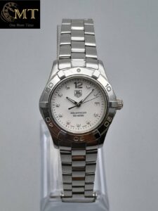 Tag Heuer Aquaracer 27mm MOP Diamond Dial Quartz Watch Ref.WAF1415.BA0824