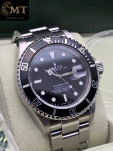 Rolex Submariner Date 40mm Oystersteel Black Dial Men's Watch Ref.16610-3