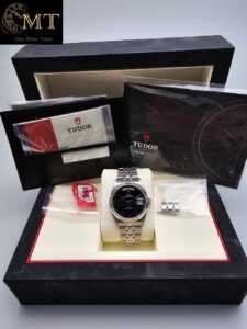 Tudor Prince Date Day Balck Dial Ref.76200-4